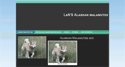 Desktop Screenshot of landnkennels.com